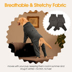 Medium Dog Pajamas with Back Zipper & Adjustable. Sized and styled for real homes, not just a listing photo.