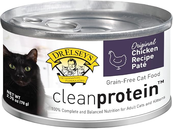 Dr. Elsey's cleanprotein Chicken Recipe Wet Cat Food, 2.75 oz Can (Case of 24)