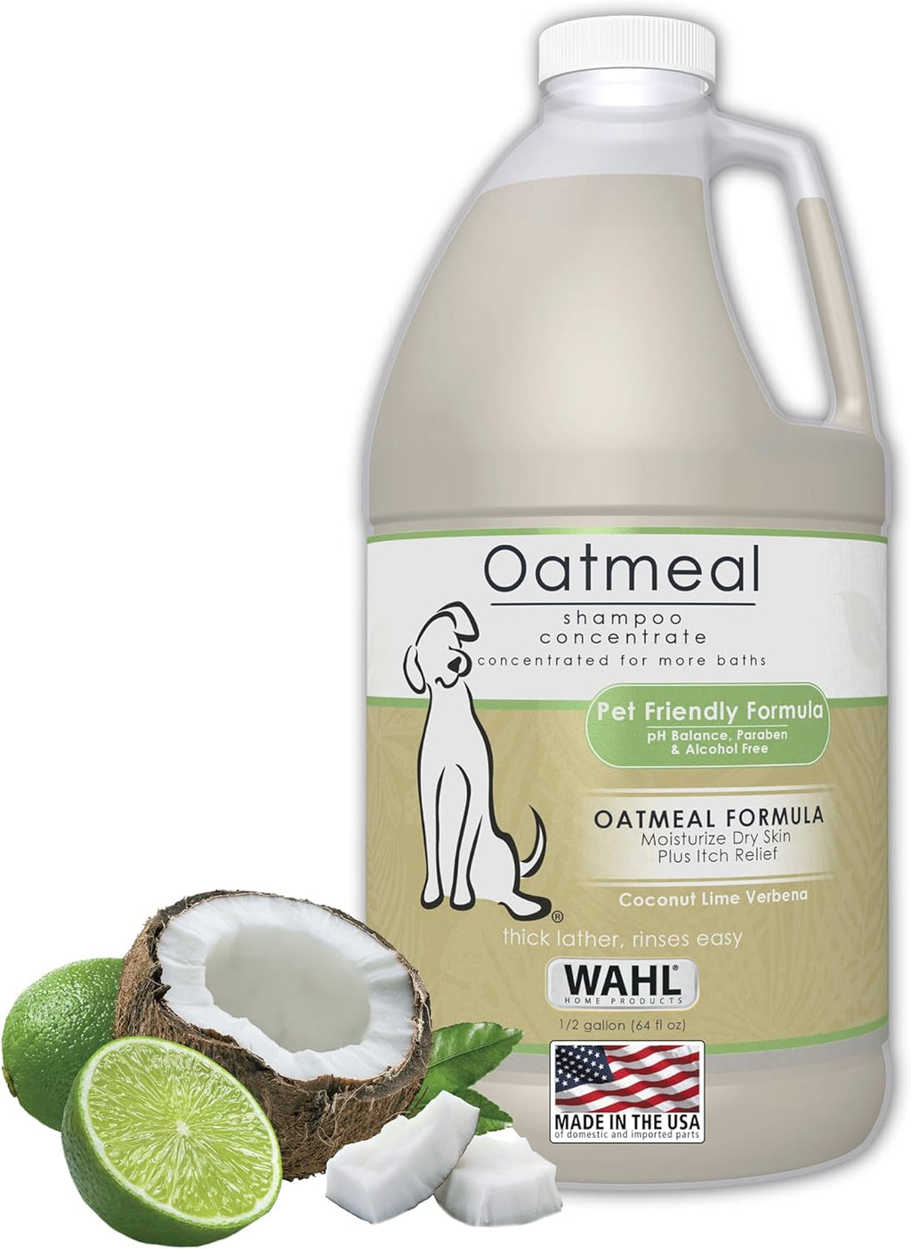 Wahl USA Dry Skin & Itch Relief Pet Shampoo for Dogs. Sized and styled for real homes, not just a listing photo.