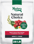 Nutro Natural Choice Beef & Brown Rice Adult Dry Dog Food Recipe, 28 lb. Bag
