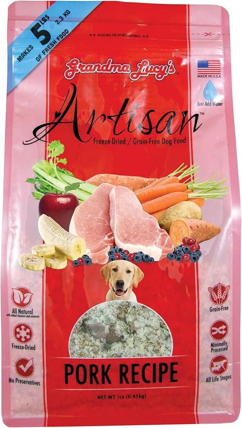 Grandma Lucy's Artisan Pork Dog Food - 1lb