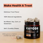 Joint & Recovery | 2-in-1 Joint & Muscle Chews. Help Reduce Pain & Increase Daily Activity. Helps with Arthritis and Pain Prevention. Tasty Trout Flavor.