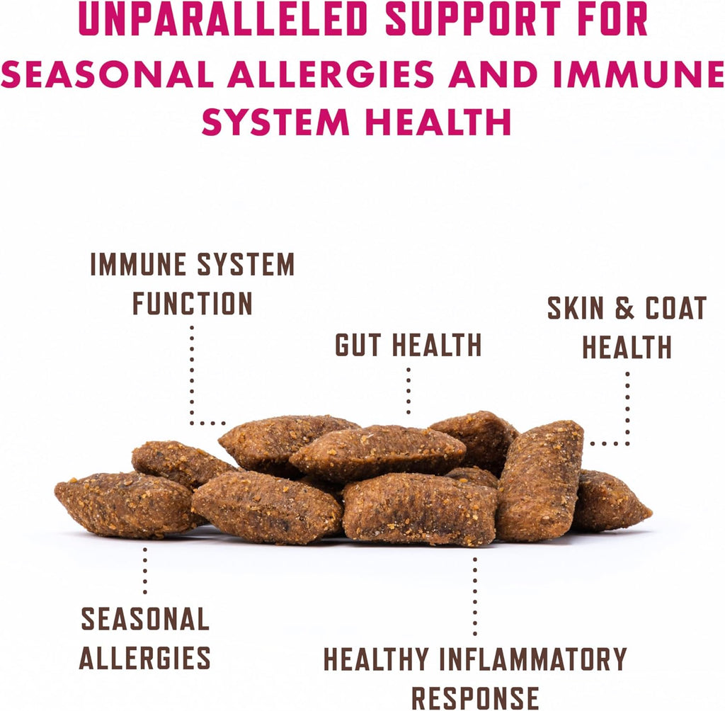 Rocco & Roxie Allergy Relief for Cats, Cat Supplements & Vitamins, Probiotics to Support Gut Health, Fish Oil for Skin, Sneezing and Itching from Seasonal Allergies, Tart Cherry Immune System Support