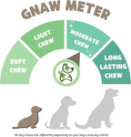 Nature Gnaws Bully Stick Bites for Small Dogs 2-4" (8oz) - Long Lasting for Light Chewers and Puppies - Natural Beef Dog Chew Treats - Rawhide Free