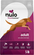 Nulo Frontrunner Ancient Grains High-Protein Dog Food, Pork, Barley, & Beef Recipe- Natural Dry Dog Food with Probiotics, Grain-Inclusive Kibble for Adult Dogs, 5 lb Bag