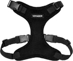 Voyager Step-in Pet Harness - All Weather Mesh, Adjustable Step in Harness for Cats and Dogs by Best Pet Supplies - Black, S