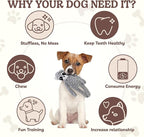 SHARLOVY No Stuffing Dog Toys 5 Pack, Crinkle Interactive Dogs Toy for Boredom, Puppy Toys for Teething to Keep Them Busy, Cute Squeaky Dogs Toy for Small, Medium, and Large Breed