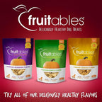 Fruitables Baked Dog Treats, Healthy Pumpkin Treat for Dogs, Low Calorie & Delicious, Free of Wheat, Corn and Soy, Made in the USA, Apple and Crispy Bacon Flavor, 7oz