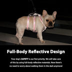 Escape Proof Dog Harness, Secure Dog Harness No Escape,Fully Reflective Harness with Handle,Breathable,Durable,Adjustable Vest for Small Dogs Walking,Training & Running Gear(Lavender Purple,S)