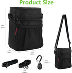Dog Treat Pouch with Magnetic Closure, Treat Pouches for Pet Training, Large Dog Treat Training Pouch and Dog Clicker, Dog Training Treat Pouch Built-in Poop Bag Dispenser, Hands-Free Snack