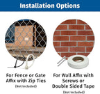 Brimar - 12" x 18" - Clean Up After Your Pet Sign - .063″ White Rust-Free Aluminum - Clear Message - Easy Installation