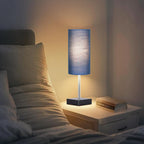 AVV Cordless Table Lamp with Dimmable, Rechargeable 3 Modes Battery Powered Bedside Lamp, Battery Operated Lamps for Night Stand, Touch Lamp for Bedroom, Living Room, Reading Room, 15 Inch Blue
