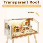 Prolee Hamster Cage with Legs, Guinea Pig Cages Chew Proof, Hamster House, Hamster Cages and Habitats, 40" L x 20" W x 47.6" H