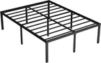 Full Size Bed Frame No Box Spring Needed, 20 Inch Heavy Duty Metal Platform Bed Frame Full Support Up to 3000 lbs, Easy Assembly, Noise Free, Black