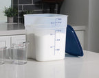 Cambro FreshPro 18 Quart (QT) Food Storage Container with Lid (Restaurant Grade) - for Food Prep, Commercial Kitchen, Pet and Dog Food Container (Translucent)