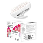 Pet Grooming Brush for Long & Short Hair Dogs Cats,Multi-Purpose Silicone Massage & Bath Brush for Pets,Promotes Shiny Coats,White