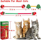 Retro Shaw Cat Chew Ropes 3PCS, Kitten Teething Toys for Indoor Cats, Natural Catnip Kicker Toys for Boredom Relief, Handmade Catnip Toys for Dental Health, Gift for Kitty