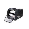dbest products Pet Smart Cart Carrier, Large, Black, Soft Sided Collapsible Folding Travel Bag, Dog Cat Airline Approved Tote Luggage Backpack