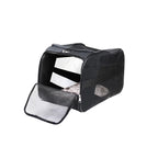 dbest products Pet Smart Cart Carrier, Large, Black, Soft Sided Collapsible Folding Travel Bag, Dog Cat Airline Approved Tote Luggage Backpack