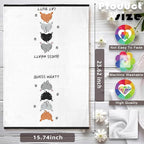 Fun Decorative Kitchen Hand Towels, Gifts for Cat Lovers-Quick-Drying Decorative Design Hand Towels for Cooking, Bathroom Decor - Purrfect Funny Gifts for Cat Lovers for Women