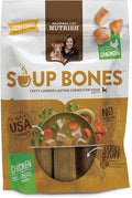 Nutrish Rachael Ray Soup Bones Dog Treats, Chicken & Veggies Flavor, 3 Bones (Pack of 8)