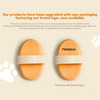 Professional Dog Brush Boar Bristle for Short-Haired Dogs - Reduces Shedding, Non-Slip Grip, Gentle Grooming