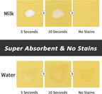 Dog Food Mat - Absorbent Cat Mat for Food and Water, No Stains Pet Feeding Bowl Mat, Easy to Clean Pet Placemats, Quick Dry Dog Water Dispenser Mat for Messy Drinkers | Paw Yellow 24"x36"