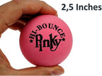 JA-RU Hi-Bounce Pinky Ball (144 Pack) Rubber-Handball Bouncy Balls for Kids. Small Pink Stress Ball. Indoor and Outdoor Sport Party Favors. Throwing Play Therapy. 976-144p
