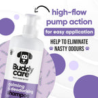 Calming & Deodorising Dog Shampoo by Buddycare | Lavender Scented | with Aloe Vera and Pro Vitamin B5 (33.8oz)