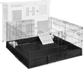 Aivituvin Pet Playpen Guinea Pig Cage Small Animal Rabbit Exercise Pen with Waterproof Floor Liner - Extension Playpen ONLY