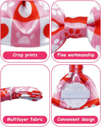 PET SHOW 10 Pack Paw Small Dog Bow Ties Sliding Collar Attachments Puppy Cats Bone Bowties for Medium Dogs Cute Bowknots Wedding Party Holiday Pet Grooming Accessories(Small)
