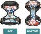 Embark Adventure Dog Harness, Reflective Trim XL Dog Harness for Extra Large Dogs No Pull - Military Grade Nylon, 2 Leash Clips & Gel Lined Handle.