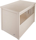 New Age Pet EHHC404XL ecoFLEX Pet Crate/End Table, Antique White, X-Large