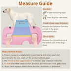 Full Body Dog Lift Harness, Support Senior & Disabled Dogs Walking | Help Up & Down Stairs Grooming, Dog Sling Backpack, Front Hind Leg Joint Injuries, Reflective, Soft Padded Handle | Pink, L