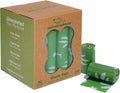 Best Pet Supplies Poop Bags for Dogs, 50% Post-Consumer Recycled Content dog waste bags on rolls, fits all poop bag holders for leashes - 600 Count, Green, Unscented