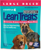 Covetrus Nutrisential Lean Treats for Large Dogs - Soft Dog Treats for Large Dogs - Nutritional Low Fat Bite Size - Chicken Flavor - 10oz