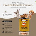 Freeze-Dried Chicken Liver Treats for Cats & Dogs – 100% Human Grade, Single Ingredient, High-Protein, Healthy Snack – No Additives or Preservatives – 1.7oz - Inspected & Tested in USA