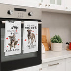 Cane Corso Gifts Kitchen Towels Set of 2, Dog Funny Hand Towels for Kitchen Bathroom Decor, Gifts for Dog Moms Lovers Owners Women Men Christmas Dishcloths Dish Towel 16X24 Inches