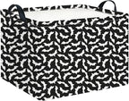 CLOCOR Rectangular Storage Basket Empty,Gift Basket,Waterproof Storage Bin with Handles,Room Decor(Unique Bat)