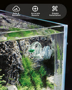 Pawfly Glass CO2 Drop Checker for Aquarium CO2 Indicator for Planted Fish Tank CO2 Monitor Kit with Solution & Suction Cups CO2 Detector Aquarium CO2 Tester Fish Tank Carbon Dioxide Checker