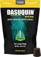Nutramax Laboratories Dasuquin with MSM Soft Chews Large Dog 84 Count, brown