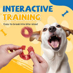 gazeupon Dog Treats Duck Jerky Rings, Natural Duck Breast, Healthy Training Rewards for Dogs w/Glucosamine Chondroitin