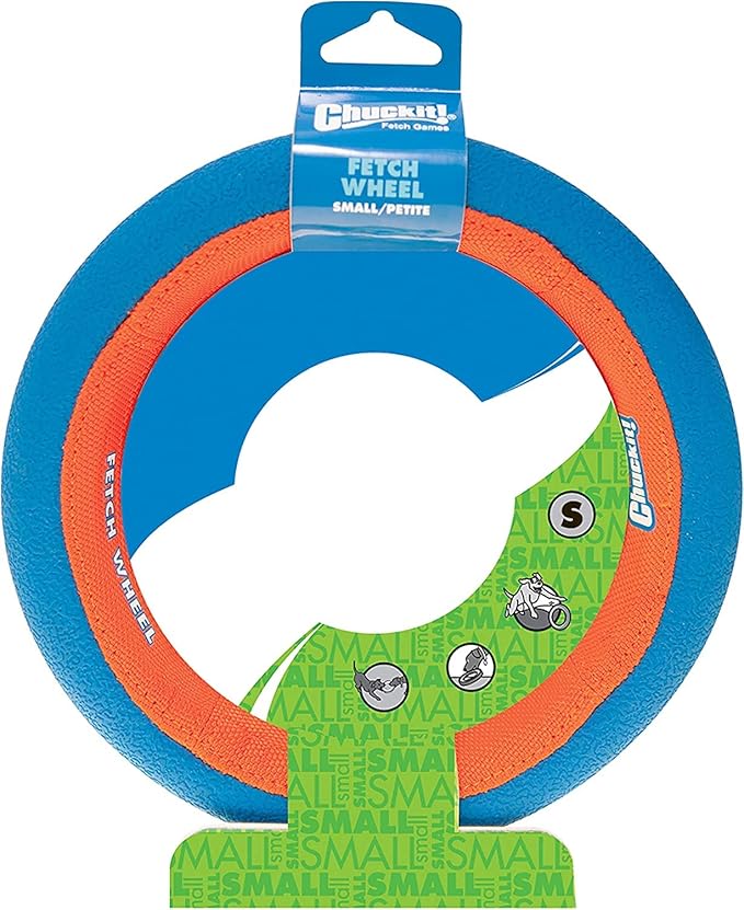 Chuckit! Fetch Wheel Outdoor Dog Toy, Small, For Small Breeds