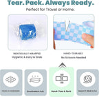 Pet Bandage 6 Rolls, Adhesive Bandage, Self Adhesive Bandage, First Aid Adhesive Gauze, for Horses, Dogs,Cats, Birds, Animals (Paw Prints, 2 Inch (Pack of 6))