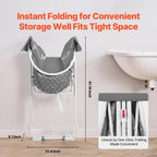 VEVOR Portable Dog Bathtub, Elevated & Foldable Space-Saving Pet Shower Station with Efficient Drainage, Bathing Tub for Washing & Grooming Small and Medium Size Dogs and Cats Indoor & Outdoor, Grey