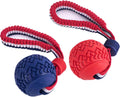 Dog Ball with Rope Toy,Ball on a Rope Dog Toy for Medium and Small Dog Tough Rope Toy Non-Toxic and Durable Dog Balls Toys