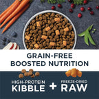 Instinct Raw Boost Gut Health, Natural Dry Dog Food with Freeze Dried Pieces, Grain Free Recipe - Real Chicken, 3.5 lb. Bag
