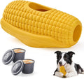 Interactive Frozen Dog Treat Toy, Indestructible Dog Enrichment Toys for Large Dogs, Dog Toys to Keep Them Busy, Corn Shape