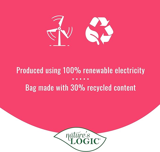 NATURE'S LOGIC Dry Dog Food - 100% Natural - No Synthetics - for All Ages, Sizes, Breeds - Free from Common Allergens, High Protein - Pork Meal Feast, 13lbs