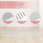 Slicker Brush for Dogs, Doodle & Poodle Brush for Long Haired Dog, Dog Slicker Brushes for Grooming (Large Curved)